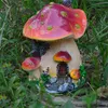 Fairy Garden Mushroom House Miniature Statues Accessories for Hom 211101