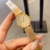 La fibbia magnetica ovale geometrica casual da 24 mm guarda l'orologio da polso al quarzo con strass da donna Orologio da cintura in maglia di acciaio inossidabile femminile