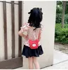 PU Deri çocuk Omuz Messenger Çanta Kızlar Prenses Değişim Sikke Çanta Çanta Sevimli Ayı Küçük Cüzdan Crossbody Çanta