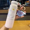 Starbucks Kalp Çiçek Aşk Çerçevesi Paslanmaz Çelik Kupalar Sevgililer Günü Bardak Hediye Ürün Kız Arkadaşı için