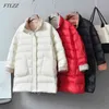 Winter Short Down Jacket Dames Ultra Light White Duck Coat Pockets Parkas Vrouwelijke Warme Sneeuw Overjas 210430