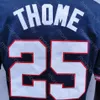 Jim Thome Jersey 2018 Hall of Fame Patch 1995 WS Navy White Red PlayerファンのプルオーバーホワイトボタンターンバックサイズS-3XL