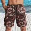 Shorts pour hommes cinq points été Cool respirant loisirs sport marque vêtements confortable Camouflage plage