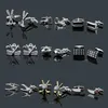 Fashion French men's shirt metal brass Sports Equipment Golf hammer Wrench Enamel cufflinks Casual Business suit Shirt Cuff links jewelry