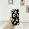 Étui de téléphone portable Huawei Mate40 à motif de fleurs rétro de style coréen 12mini/11Promax, coque souple adaptée à Ip XR/8plus, housse de protection pour téléphone portable