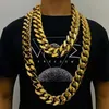 Chains Width 35mm 45mm Personality Large Chain Thick Gold Necklace Men Domineering Hip Hop Goth Halloween Treasure Riche Jewelry G1961351