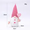 Mother's Day Feestartikelen Lattice Love Shape Faceless Doll Creatieve Gift Doek Thuis Bos Oudere Ornamenten