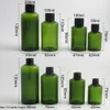 Refillable Empty 50 100 150 200 ml 5oz Big Cosmetic Amber PET Plastic Bottle Shampoo Lotion Cream Skin Care Bottles Flip Cap