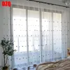 Curtain & Drapes Gypsophila Cartoon Curtains Tulle For Children's Bedroom Kids Embroidered Sheer Living Room Window Treatments Custom