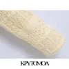 Women Fashion Hollow Out Arm Warmers Cropped Knitted Sweater O Neck Long Sleeve Female Pullovers Chic Tops 210420