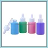 Bottles Jars Storage Housekee Konter Gardenaron Color de vidrio Botella de vidrio para aceite esencial por 30 ml 1 oz Fashion Cosmetic Cont