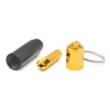 2022 NOUVEAU Joli Mini Pipes à fumer colorées Forme de batterie Conception innovante Amovible Portable Boucle de clé Anneau de haute qualité Cacher belle