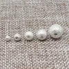 Other 925 Sterling Silver Satin Matte Round Beads 3mm 4mm 5mm 6mm 8mm For Bracelet Necklace Rita22