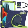 Hybrid Silicone Hard tablet Case With Stand Holder Shoulder strap for samsung Tab S7 11 inch T870/T875 A7 10.4inch T500/T505/T507 S6 Lite 10.4 P610/P615