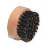 Brosse à poils en bois brosse à tête d'huile brosses à barbe pour hommes épurateurs de nettoyage BBF14111