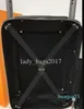 Designer Bagage 20 inch Mannen Vrouwen Koffer Trunk Bag Bloemen Letters Purse Rod Box Koffer Spinner Universele Wiel Duffel