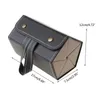 Jewelry Pouches Bags 5 Slots Foldable PU Leather Sunglasses Eyeglasses Travel Organizer Case Multiple Hanging Eyewear Holder Disp201c