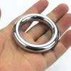 9 Storlekar Cockrangs Rostfritt Stål Penis Ring Delay Cocking Chastity Device Viktbärande Ringar För Vuxen Spel Sexleksaker BB2-122