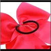 Duża wstążka Elastyczna Rozwiniarka Bow Cheerleadeading Dance Łuki Hairbands Dla Dziewczyn Accessoires YsZG2 Akcesoria SEUCK