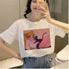 AOWOF Sailor Moon Harajuku Ullzang T-shirt da donna T-shirt coreana anni '90 Grafica carina T-shirt estetica divertente Kawaii Top Tee Girl X0527