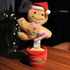 Dekompresyjny Zabawka Automatyczna Singing Elektryczny Taniec Twisted Boże Narodzenie Doll Elk Penguin Piernik Mężczyzna Pluszowe Xmas Ozdoby Uczenie