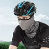 Jedwabny Szalik Okładka Bandana Sporty Wędkarstwo Zima Anti-UV Running Caps Rower Ice Black Magic Maska Nakrycia głowy Maski na rowerze