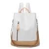 Outdoor Bags Women's Leather Backpack Patchwork School For Teenage Girls Large Capacity Casual Ladies' Laptop Bag Mochilas Sac