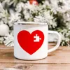 Mugs Plug And Play Creative Vintage Lovers Enamel Wedding Party Wine Beer Drink Juice Cups Lover's Gifts Breakfast Milk Oat Mug