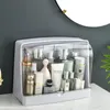 Aufbewahrungsboxen Wandmontierte Kosmetikbox Toilette Badezimmer Wasserdichtes und staubdichtes Regal Transparente Küche Große Kapazitätsregalbehälter