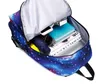 Star Smart Luminous рюкзак с USB -зарядкой студенческой школьной школьной школьной бассейн