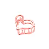 Hair Clips & Barrettes Miss FoUrSy Accessories Metal Side Clip Flat Mouth Large Heart Shaped Small Catch Hairclip For Girls