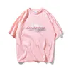 Maglietta da uomo Hip Hop Maglietta rosa Harajuku Maglietta con stampa nuvola Maglietta da uomo in cotone Casual manica corta Streetwear Maglietta stile giapponese 210527