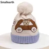 Coton bébé chapeau nouveau-né photographie accessoires infantile casquette mignon voiture enfants chapeaux automne hiver bébé casquettes pour filles garçons tout-petits bonnets Y21111