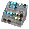 Multi-Layer Detachable Acrylic Nail Polish Rack Tabletop Display Clear Makeup Organizer Varnish Sunglasses Tray Stand Holder