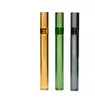 Tabac portable Mini Pipe verre fumée bang accessoires pour fumer mélanger la couleur 7 * 109mm 16 g Pipes à poignée