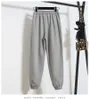 Szary Baggy Sports Spodnie Harajuku Joggers Szeroki Spodnie Pot Po pot plus Size High Waist Streetwear 210531