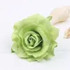 Diameter 11cm Flower Head 20 Colors Polyester Cloth Rose Flower-Heads for Birthday Valentine Wedding Party Wall Background by sea T9I001653