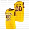 Niestandardowy Arizona State Sun Devilses College Koszykówka Koszulki 11 Alonzo Berge Jr. 2 Rob Edwards 23 Romello White 51 Pavlo Dziiuba