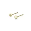 stud hellolook 3mm arring arring for women 316l staLless Steel Small Simple Girl Mashion Jewelry