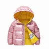 男の子ダウンコート冬の子供カジュアルな厚いコートパーカー用赤ちゃん幼児用暖かい上着幼児ジャケット服女の子子供トップス