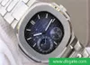 Uhrenarmbänder Best Editio 5712 Fashion Luxury Dial Fine Steel Watchs's Calendar Phase Function Automatic Mechanical Movement Watches Designer Watchess
