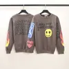 Kendall Jenner Clothes Sweatshirt I See Ghosts Hip Hop Pullover Sweatshirts Kardashian Streetwaear Women Graffiti Flame Hoodies X0721
