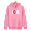 Amour Hoodies Hommes Femmes Sweats Amoureux À Capuche Enfants Et Adultes Famille Parent-enfant Tenue À Capuche Aime Automne Hiver À Capuche Tops 210927