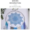 NEWDream Catcher Bedroom Nursery Decoration Sun Flower Boho Bloemen Feather Handmade Dreamcatcher Wall Opknoping Decor voor Party Office RRD1155