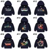 Jesień Boże Narodzenie Dzieci Bluzy Santa Claus Print Bluzy Sweter Cute Casual Dzieci Pullover Jacket M3841