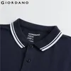 Giordano Hommes Polos High Tech Rapide Qrying Contraste Polo Anti Wrinlde Maille Doublure Soild Camisa Polo Masculina 01011387 210401