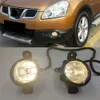 1Set für Nissan Qashqai J10 2011 2011 2012 2013 Auto Nebelscheinwerfer Montage Lampe LED Nebelscheinwerfer Foglights Halterung Kabelbaum Abdeckung Grillbezel