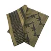 110x110cm Tactical Vandring halsdukar Utomhus Armé Arabisk Scarf Militär Shemagh Jakt Sniper Face Veil Skull Pattern 2022 Cykel Caps Masks