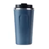 Caneca de café da garrafa térmica de 500 / 380ml caneca de café dobble espessura grande do carro Thermo Cup para presentes 211109