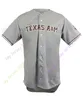 TEXAS AM Jersey de béisbol NCAA College Michael Wacha Will Frizzell Ray Alejo Austin Bost Logan Britt Tamaño S-3XL Todo bordado cosido